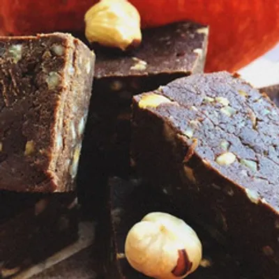 Тыквенно-шоколадное пирожное без выпечки