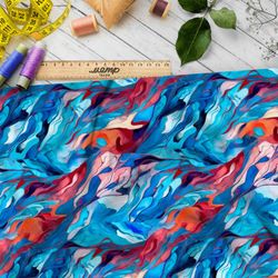 Ткань премиум дюспо экзотический атлас