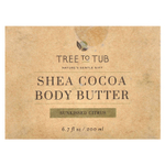 Tree To Tub, Масло для тела с какао ши, солнечные цитрусы, 200 мл (6,7 жидк. Унции)