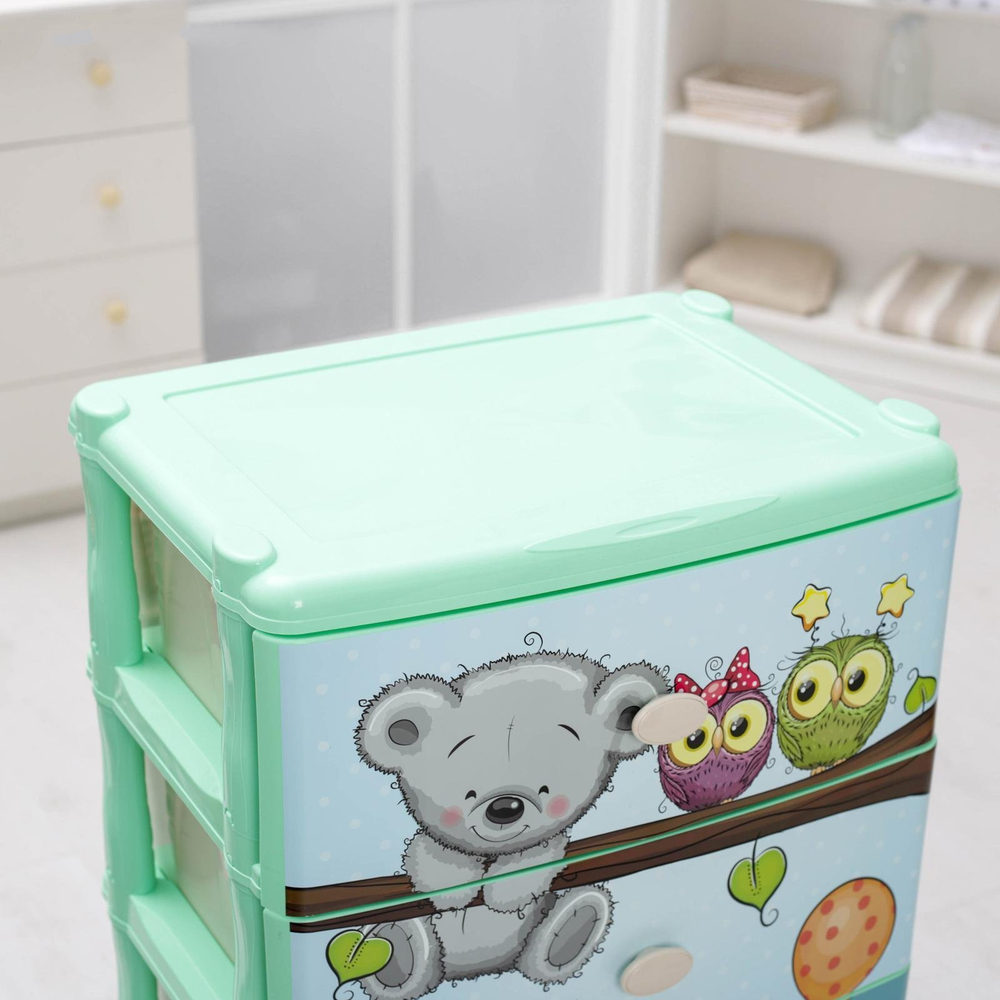 Комод "Мульти-пульти" 4-х секционный (широкий) (уп1) Арт. М2265