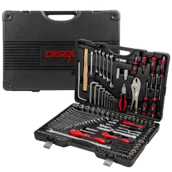 Набор инструментов 142 пр.1/4''3/8''1/2''(6-гр.)(4-32мм) DISEN DS41421-5