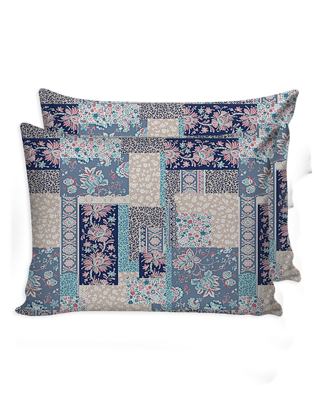 Постельное белье Сказка "Лоскутная мозаика" 2-спальный Наволочка 50х70 см 2 шт Простынь 240х215 см Пододеяльник 175х215 см, перкаль