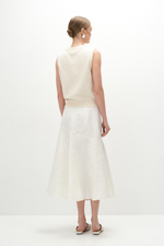 Юбка на кокетке из жаккарда