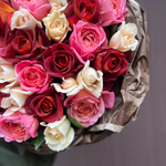 Имбирный микс — букет ароматных и интерьерных роз