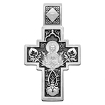 Крест из серебра/Частичное чернение