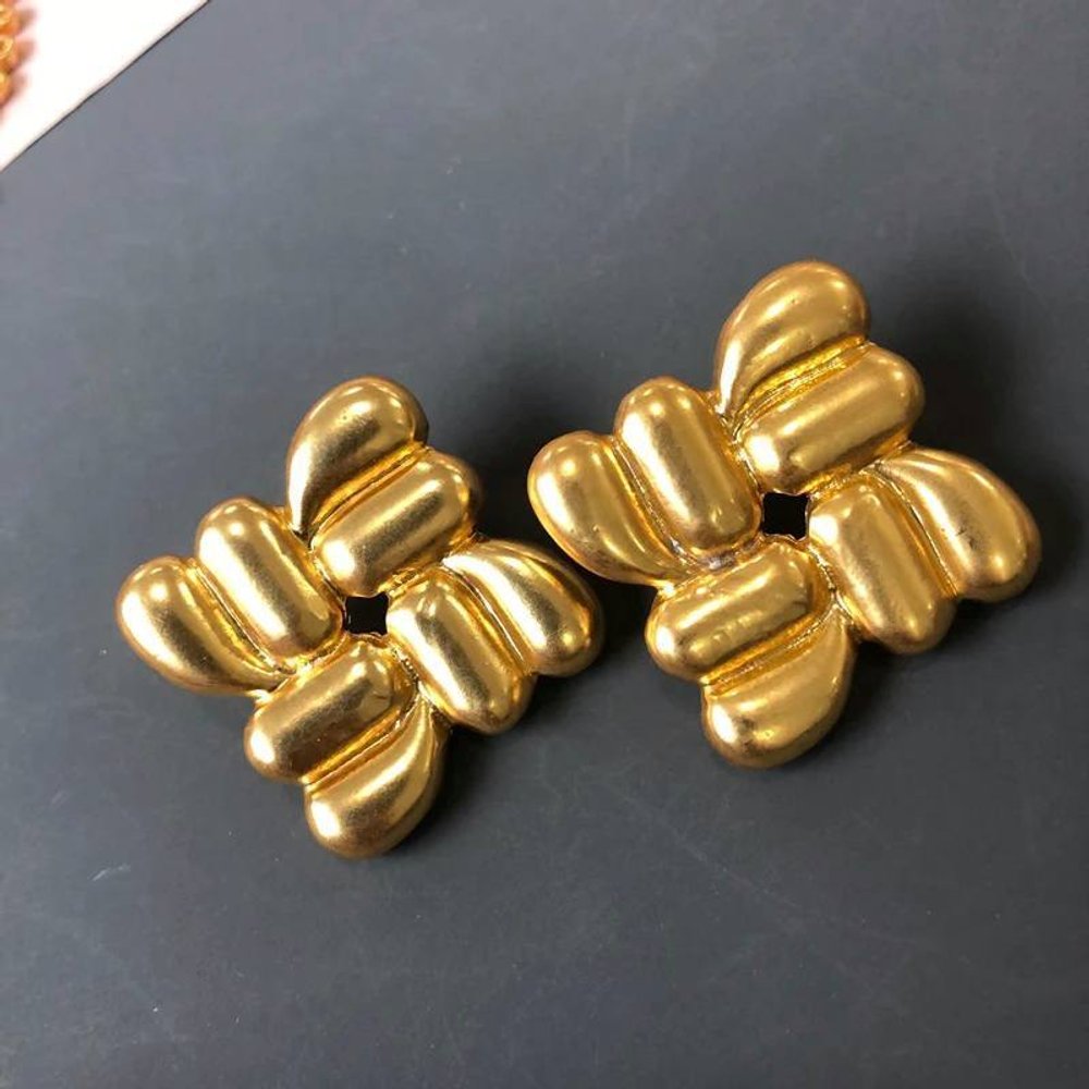 Серьги Аллегория, Золотые