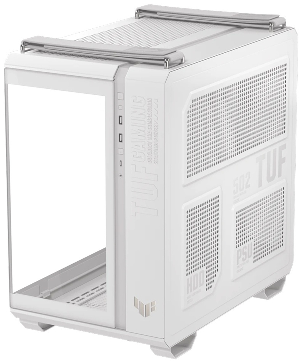 Корпус ASUS Asus TUF GAMING GT502 HORIZON TG ARGB WHITE Midi Tower белый
