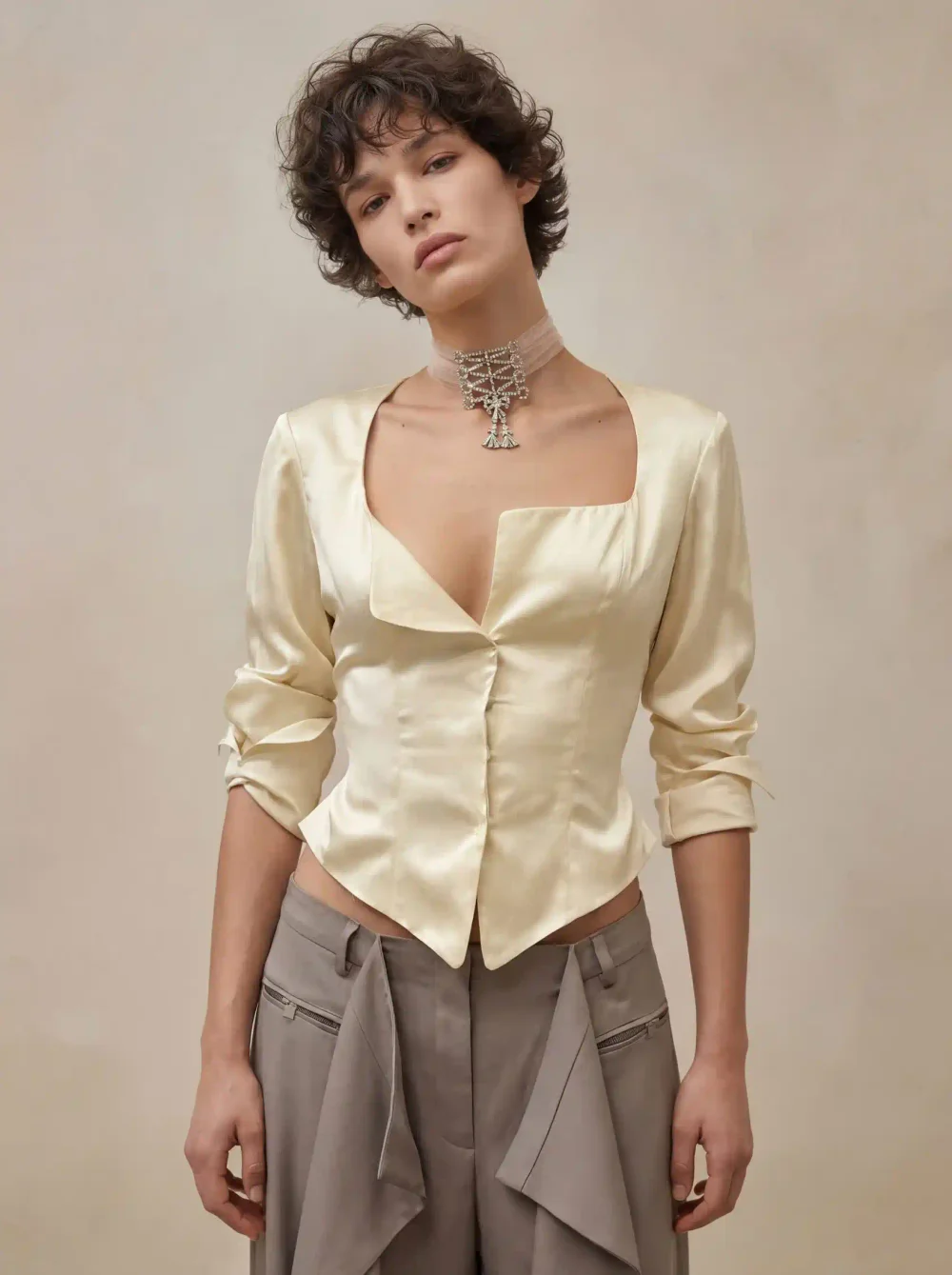 Брюки Врубель, Серый