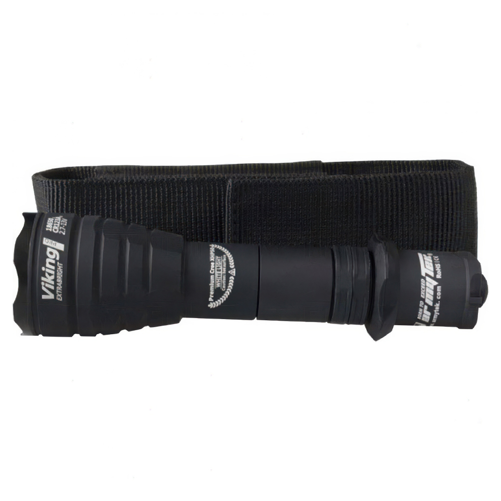 Тактический фонарь Armytek Viking Pro V3 XHP50 (теплый свет) — прочный корпус из авиационного алюминия с премиальным анодированием III типа.