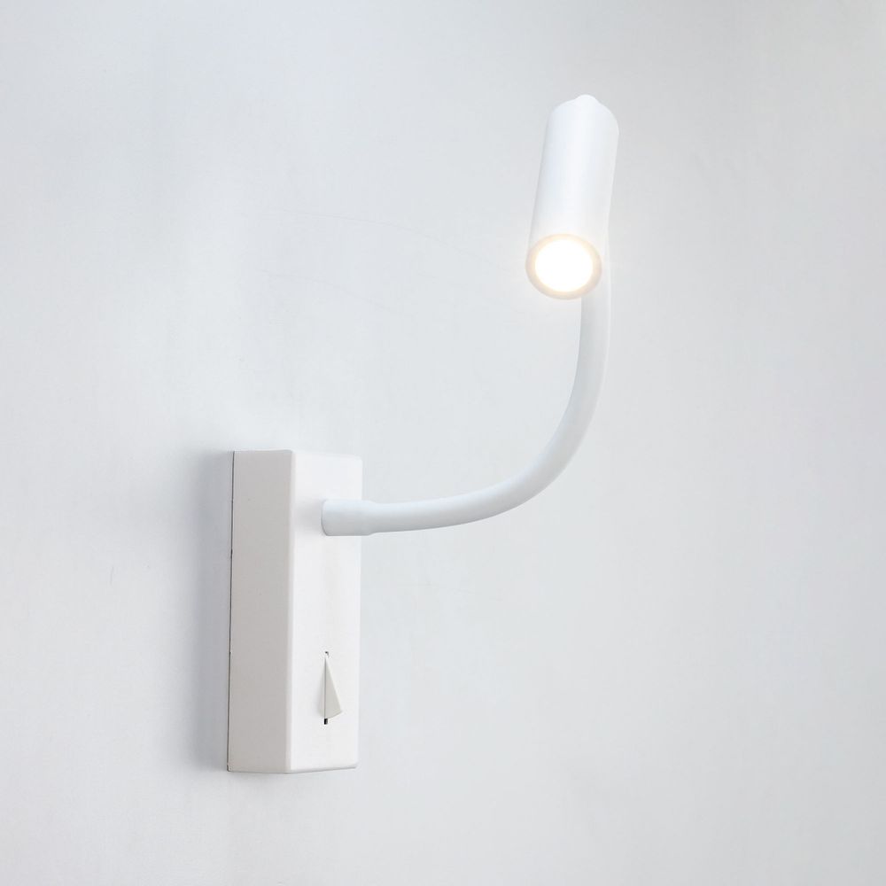 Citilux Декарт CL704360 LED Светильник гибкий с выключателем Белый