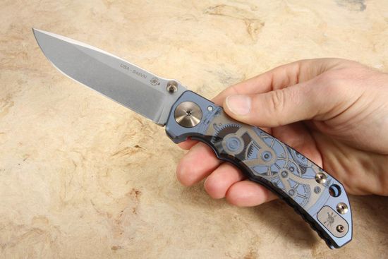 Нож Spartan Blades Harsey Watchworks, сталь S45VN, рукоять - титан