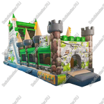 Надувная полоса препятствий "Лесной дворец"