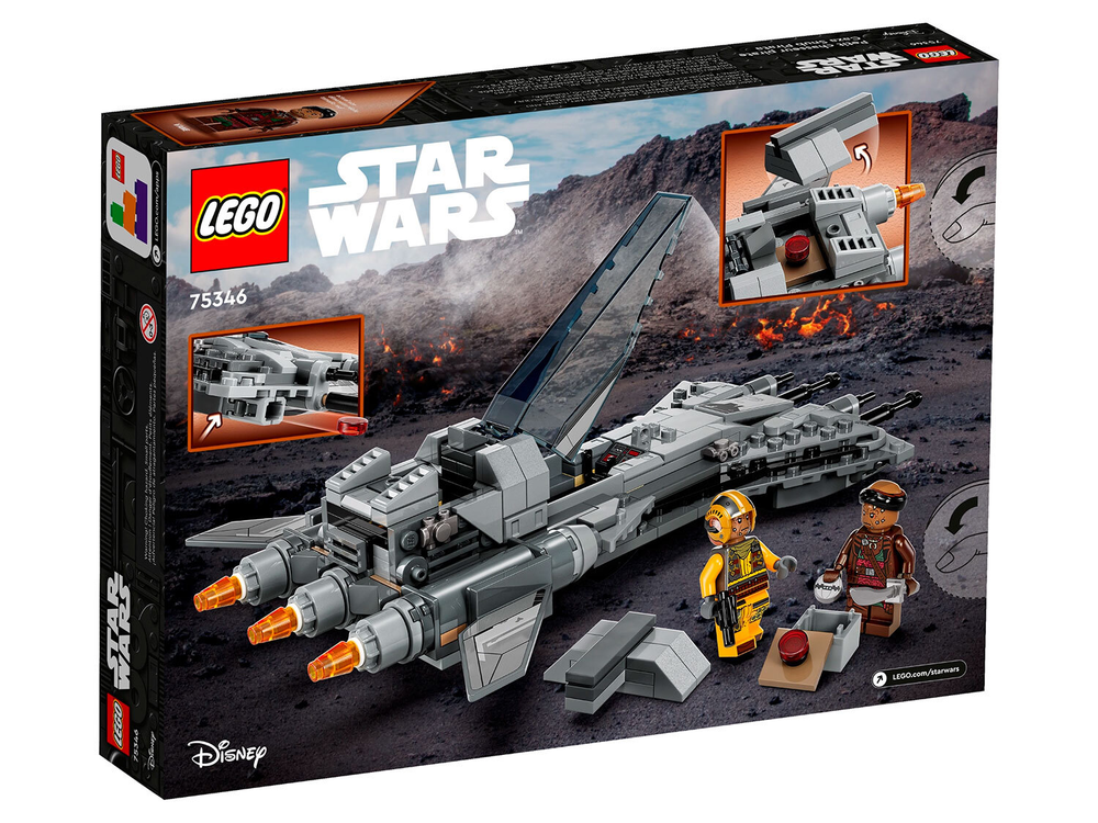 LEGO Star Wars 75346 «Пиратский истребитель» — космическая техника из вселенной SW