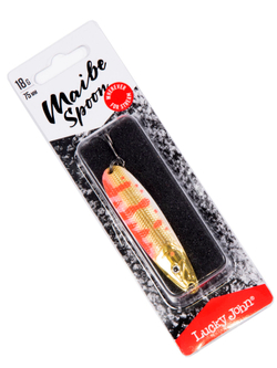 Блесна Lucky John Maibe Spoon 75 мм, 18 г, цвет 006