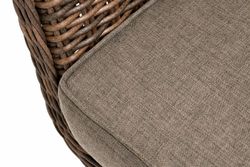 "Прованс" диван из искусственного ротанга трехместный, цвет коричневый