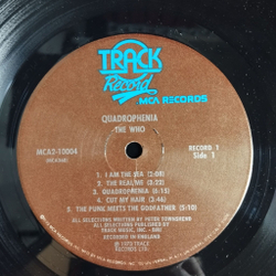 Винтажная виниловая пластинка LP The Who Quadrophenia (USA 1973)