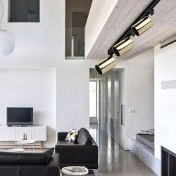 Трековый светильник однофазный ЭРА TR14-GU10 GD под лампу MR16 золото | Однофазные светильники под лампу