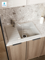 Мойка POLYGRAN DEKA-700 серый №14