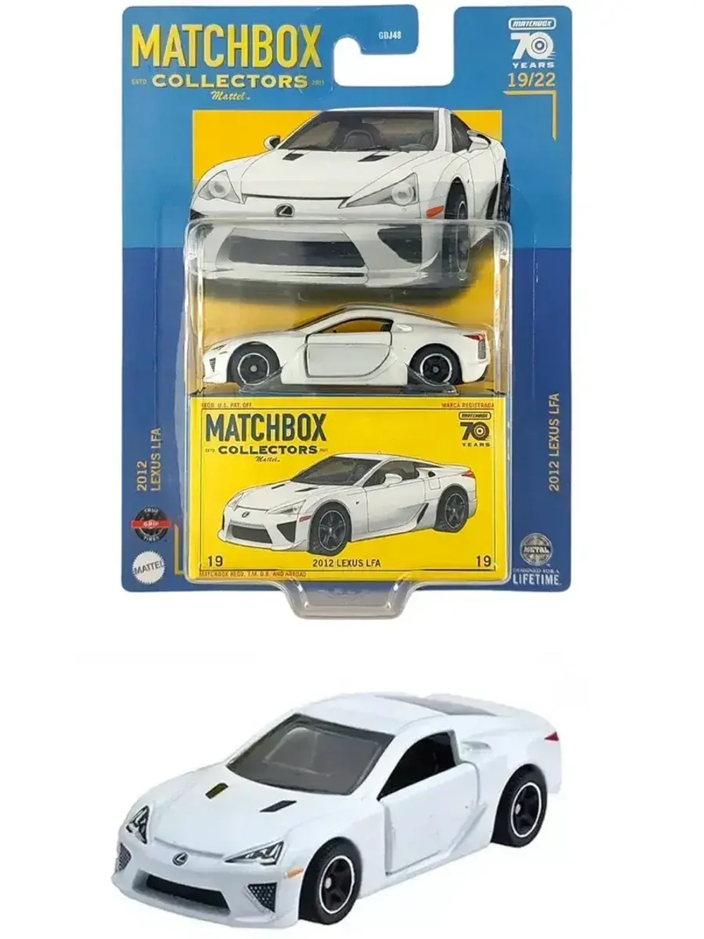 Машинка Хот Вилс Matchbox 2012 Lexus LFA GBJ48 HLJ72