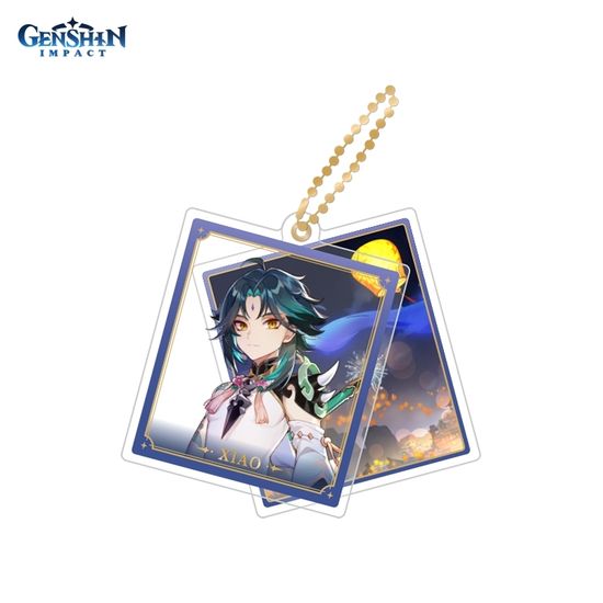 Брелок акриловый Genshin Impact Character Acrylic Strap Xiao 6974696616231