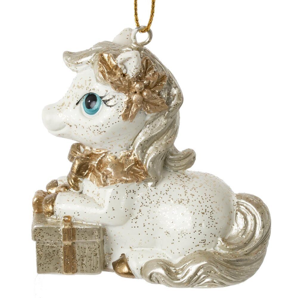 GAEM Фигурка декоративная подвесная "Лошадка", L6 W3 H6,5 см