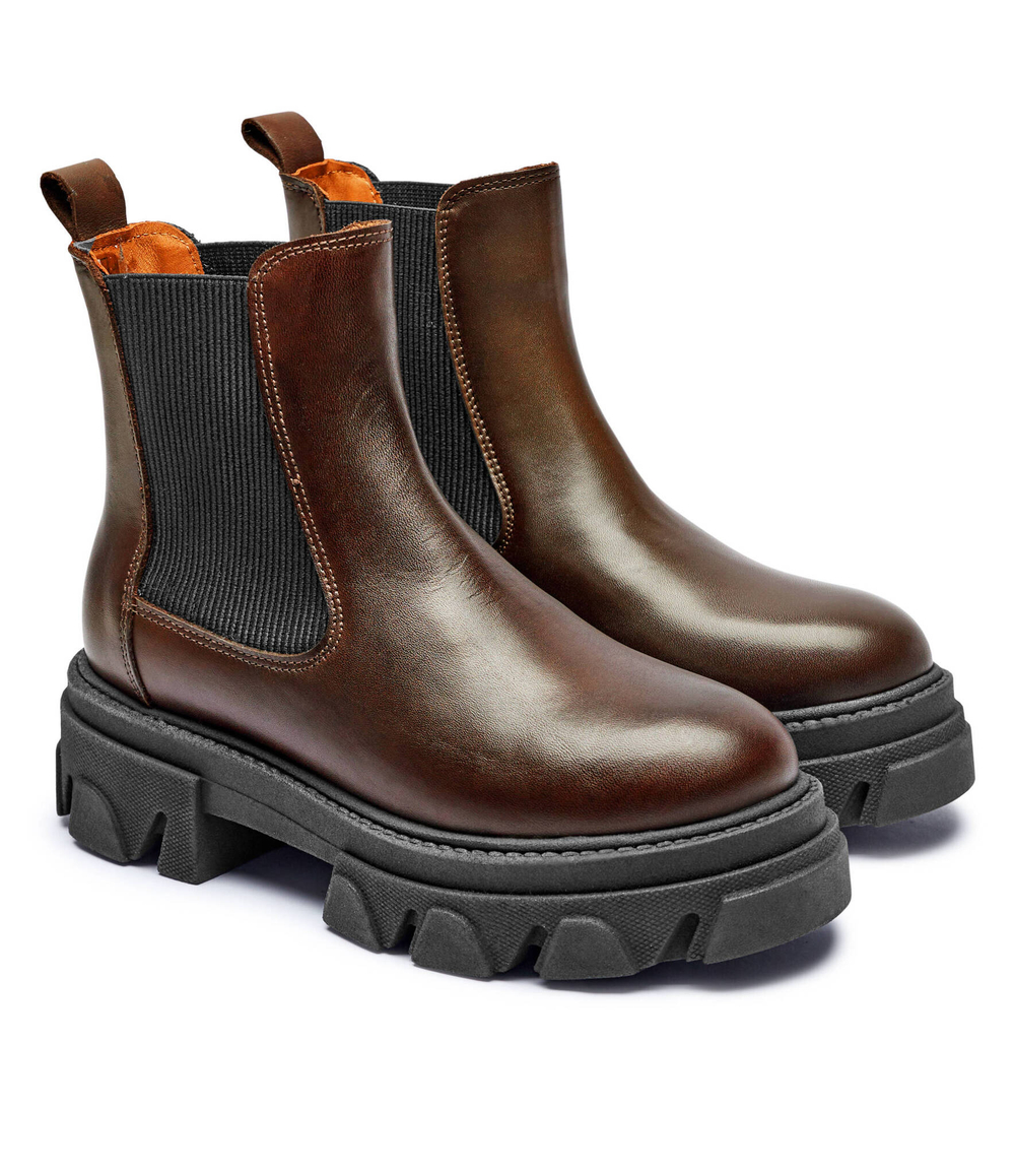 Кожаные челси Berenice Alohas - коричневый(S00809)