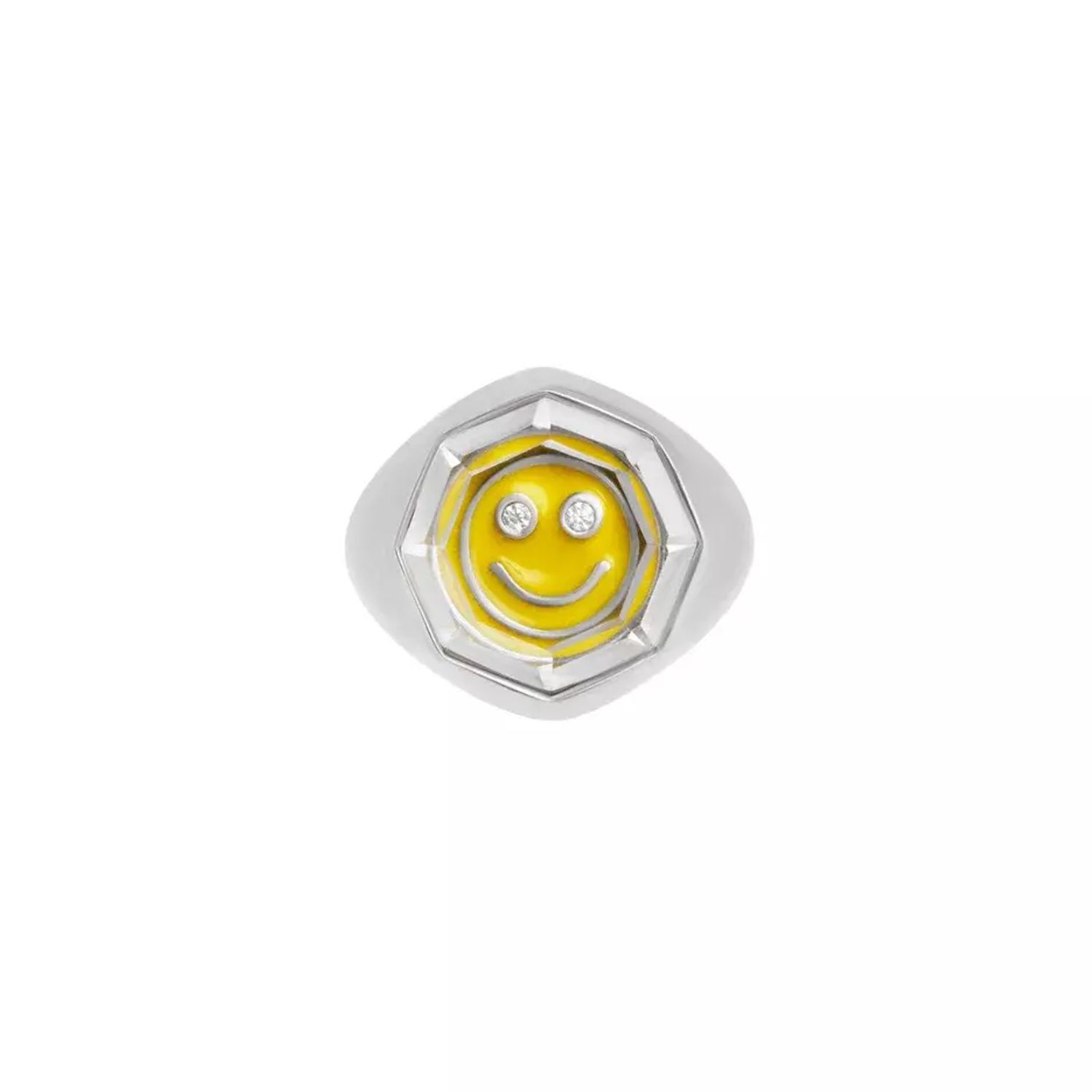 Кольцо Smiley Octangle Ring