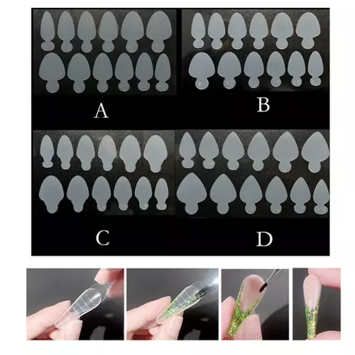 Шаблон силиконовый для выкладного френча B