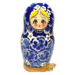 Матрешка "Василек малый" 5 кукольная. Высота самой большой куклы 14-16см
