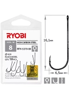 Крючок рыболовный RFH-5370 №12 ( 2 упк по 10шт)