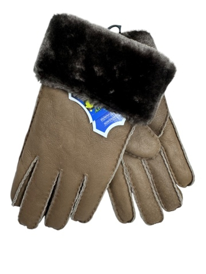 Перчатки. Мужские. Материал верха: Дубленка. Подклад: Дубленка. 10 шт в упаковке, разный цвет.