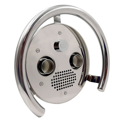 Противоток с двумя соплами с пневмокнопкой AISI 316