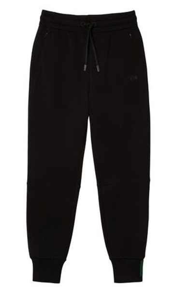 Женские теннисные брюки Lacoste Women's Two-Ply Piqué - черный