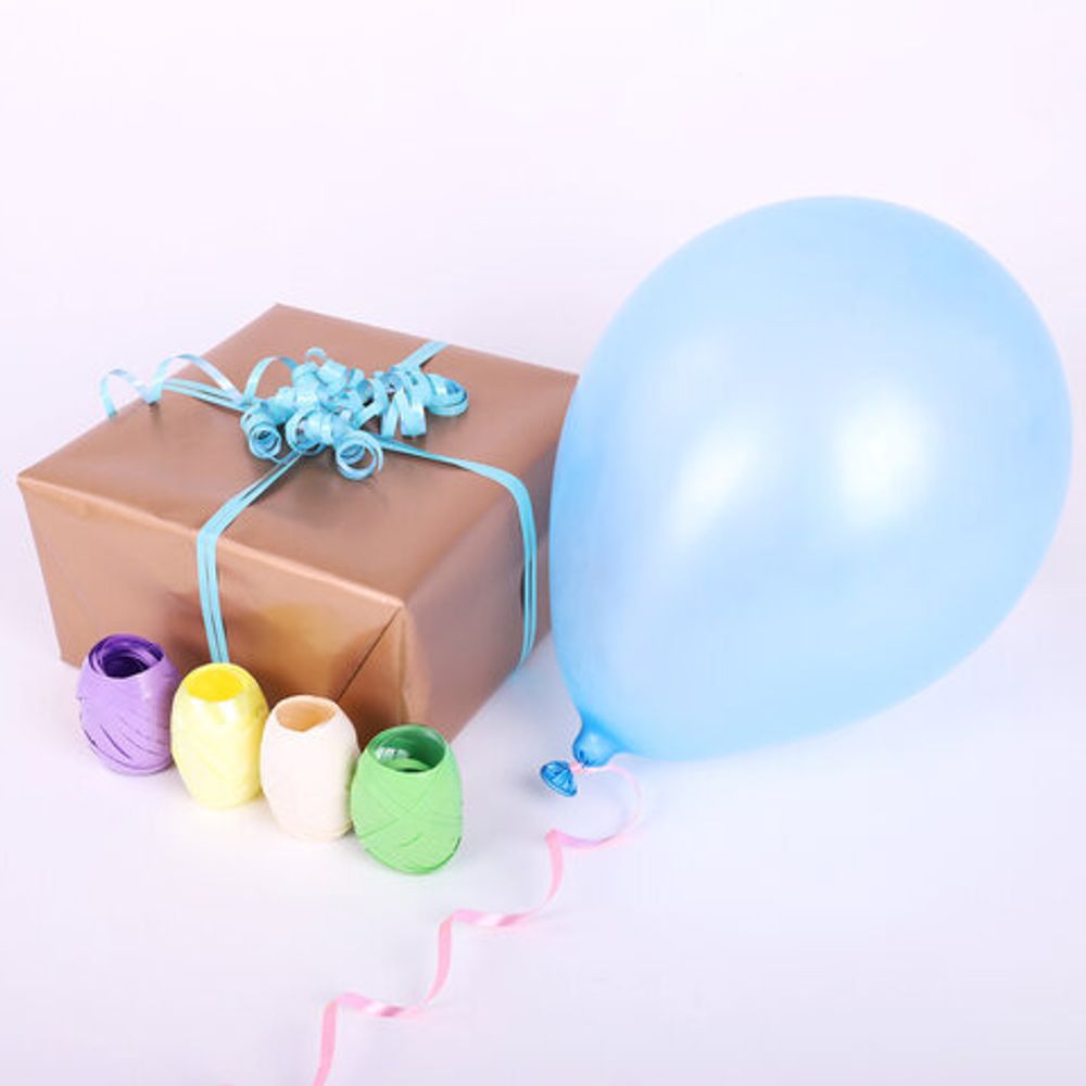 Лента упаковочная декоративная для подарков, глянец, 6 шт., 5 мм х 10 м, цвет ассорти, ЗОЛОТАЯ СКАЗКА, 591830