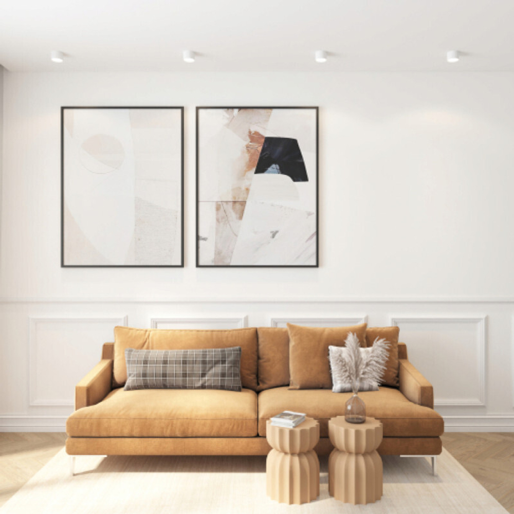 DK2601-WH Светильник накладной LUND, IP 20, до 15 Вт, GX53, LED, белый, алюминий