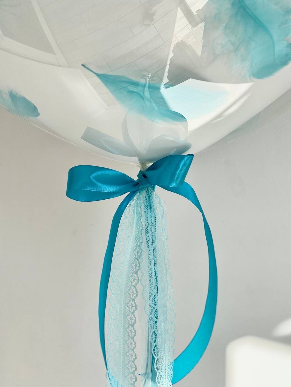 Воздушный шар с перьями №1302