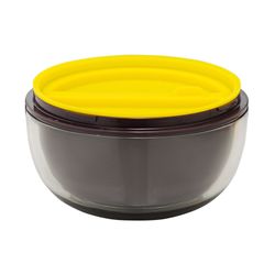 Ланч-бокс Meals, 800 мл, светло-серый/темно-сливовый