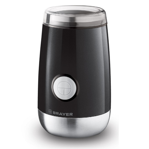 Кофемолка BRAYER BR1183, мощность 150 Вт, вместимость 50 г, черная