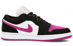 Кроссовки Jordan Air Jordan 1 Low Black Cactus Flower (Женская размерная сетка)