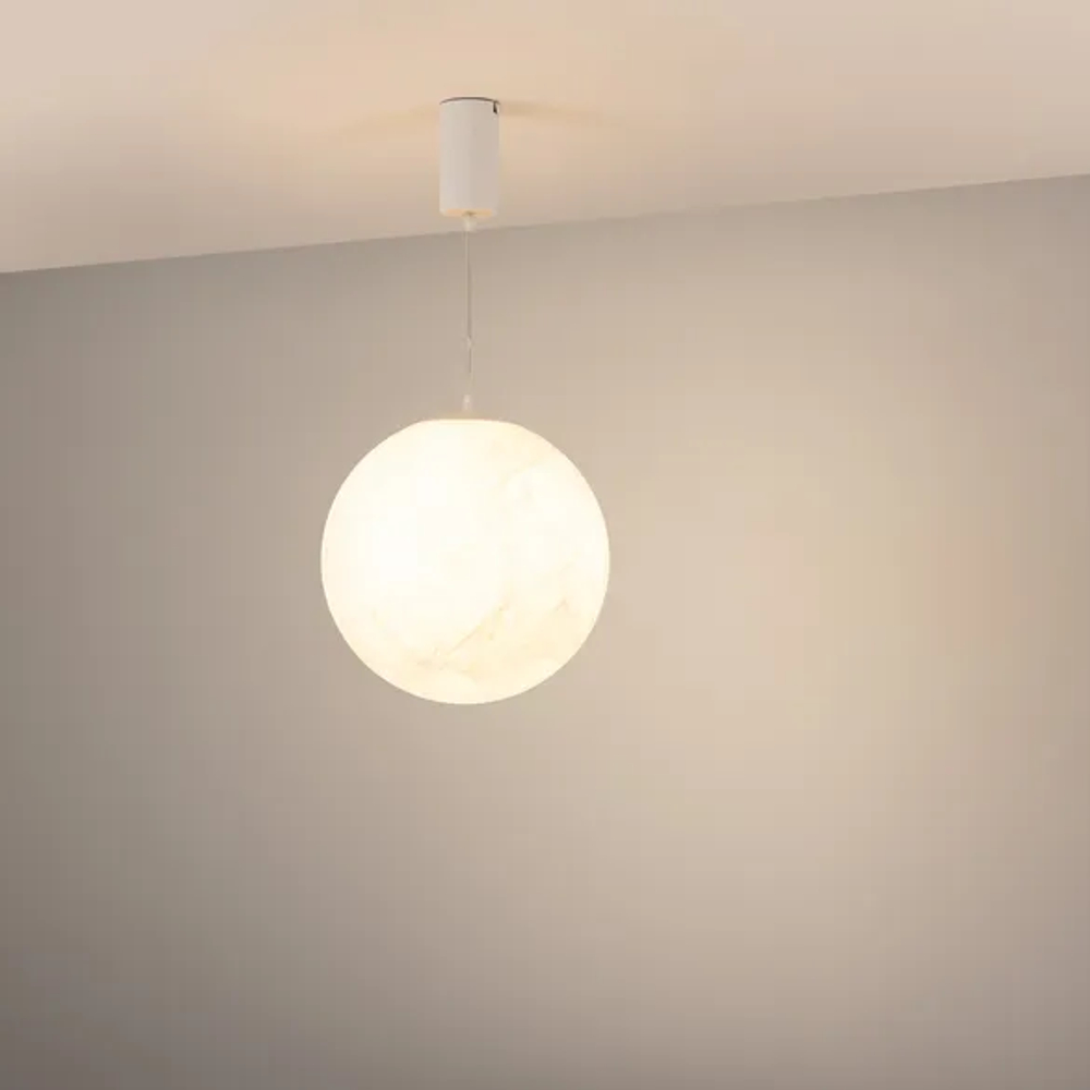 Светильник SP-SILKA-HANG-R300-7W Warm2700 (WH, 330 deg, 230V) (Arlight, IP20 Натуральный шелк, 3 года) 061916