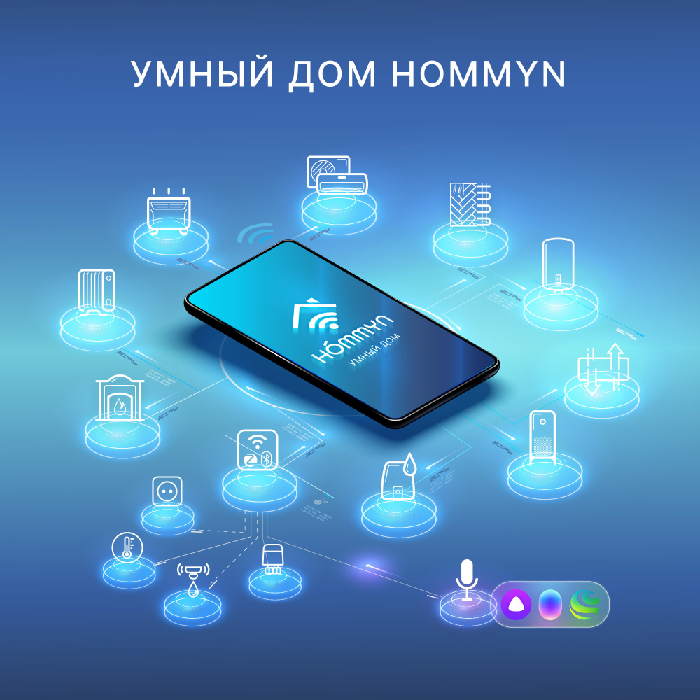 Комплект 2 шт модуль съемный управляющий Hommyn HDN/WFN-02-01