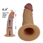 Страпон Houston (17,5*3,7 см)