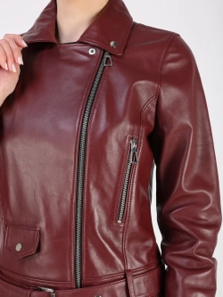 Кожаная куртка демисезонная косуха