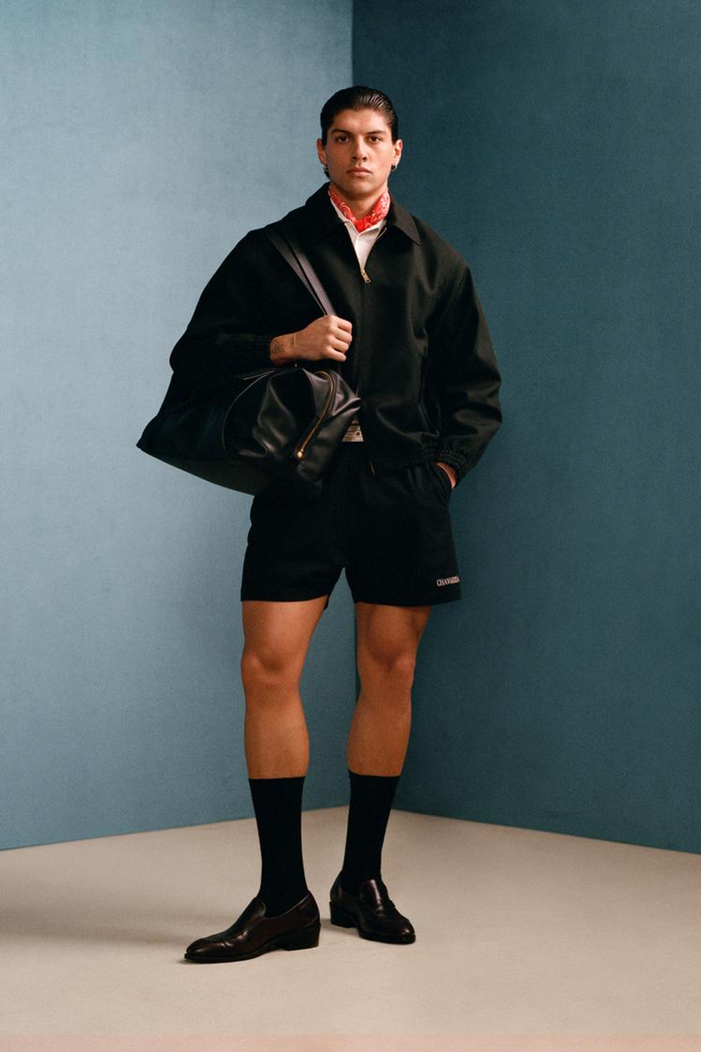 ZARA X WILLY CHAVARRIA ТЕКСТУРИРОВАННАЯ КУРТКА-БОМБЕР, ЧЕРНЫЙ