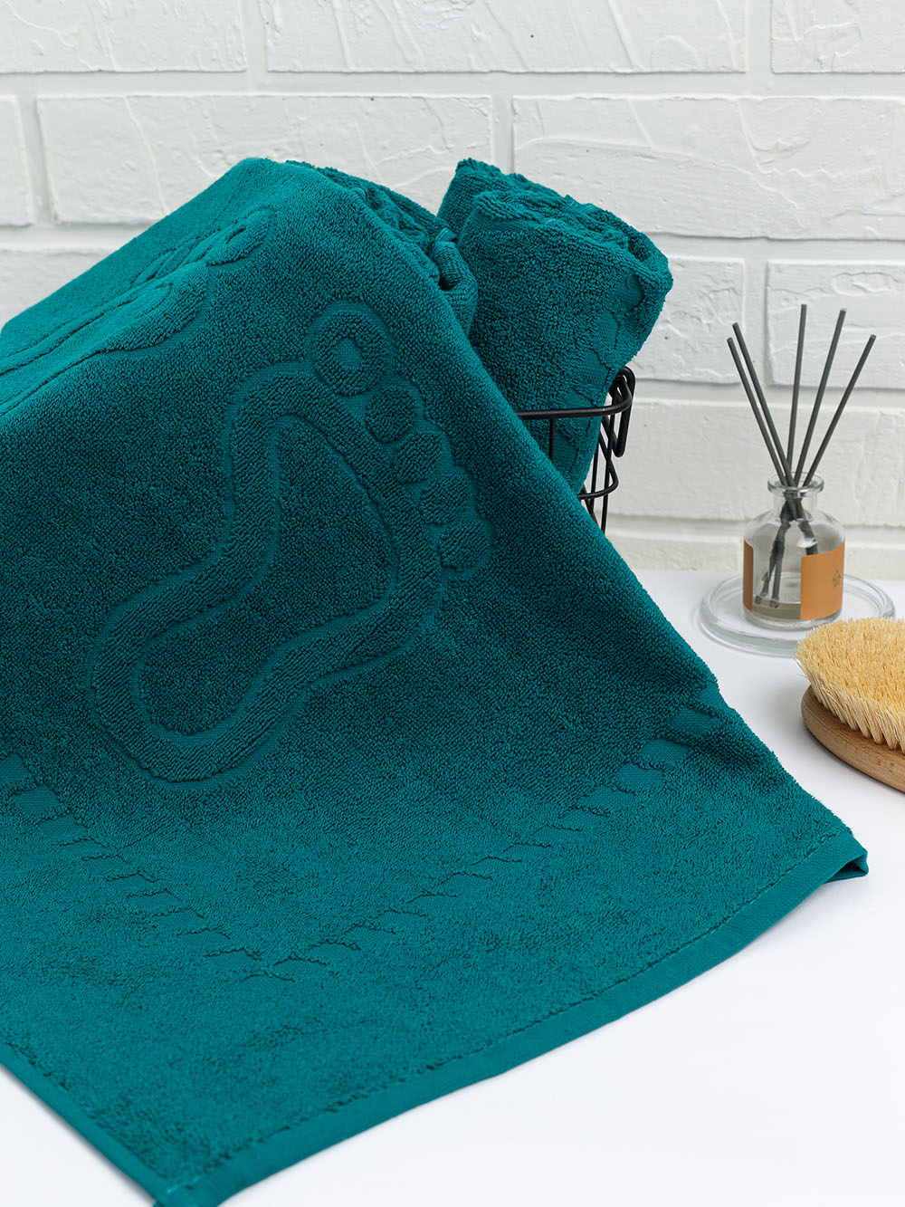 Полотенце махровое, г/к, 50х70, арт. S 50-70 BS, 450 гр/м2, цвет: 507-темно-зеленый,