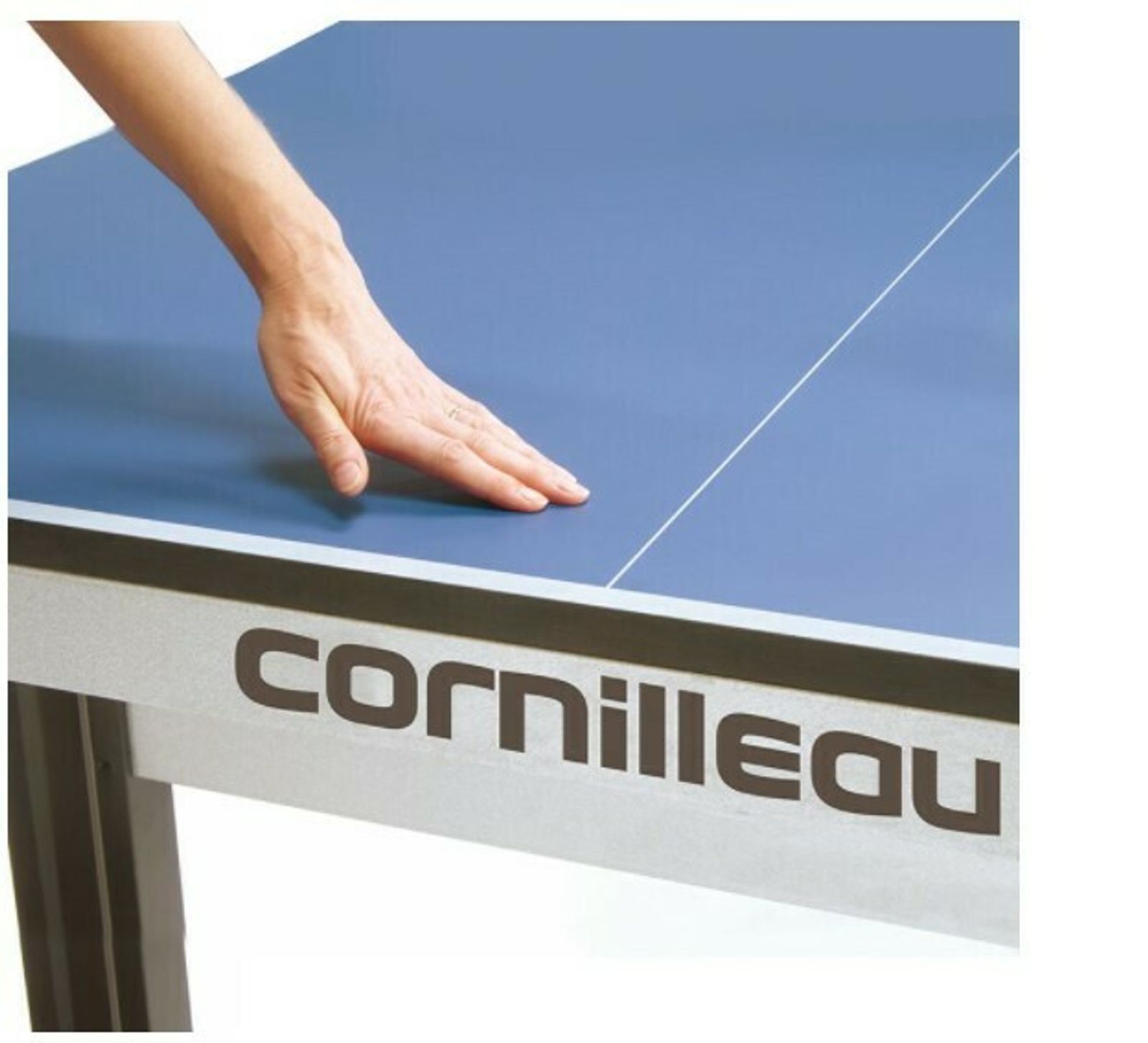 Теннисный стол Cornilleau складной профессиональный  COMPETITION 740 ITTF blue 25 мм фото №4