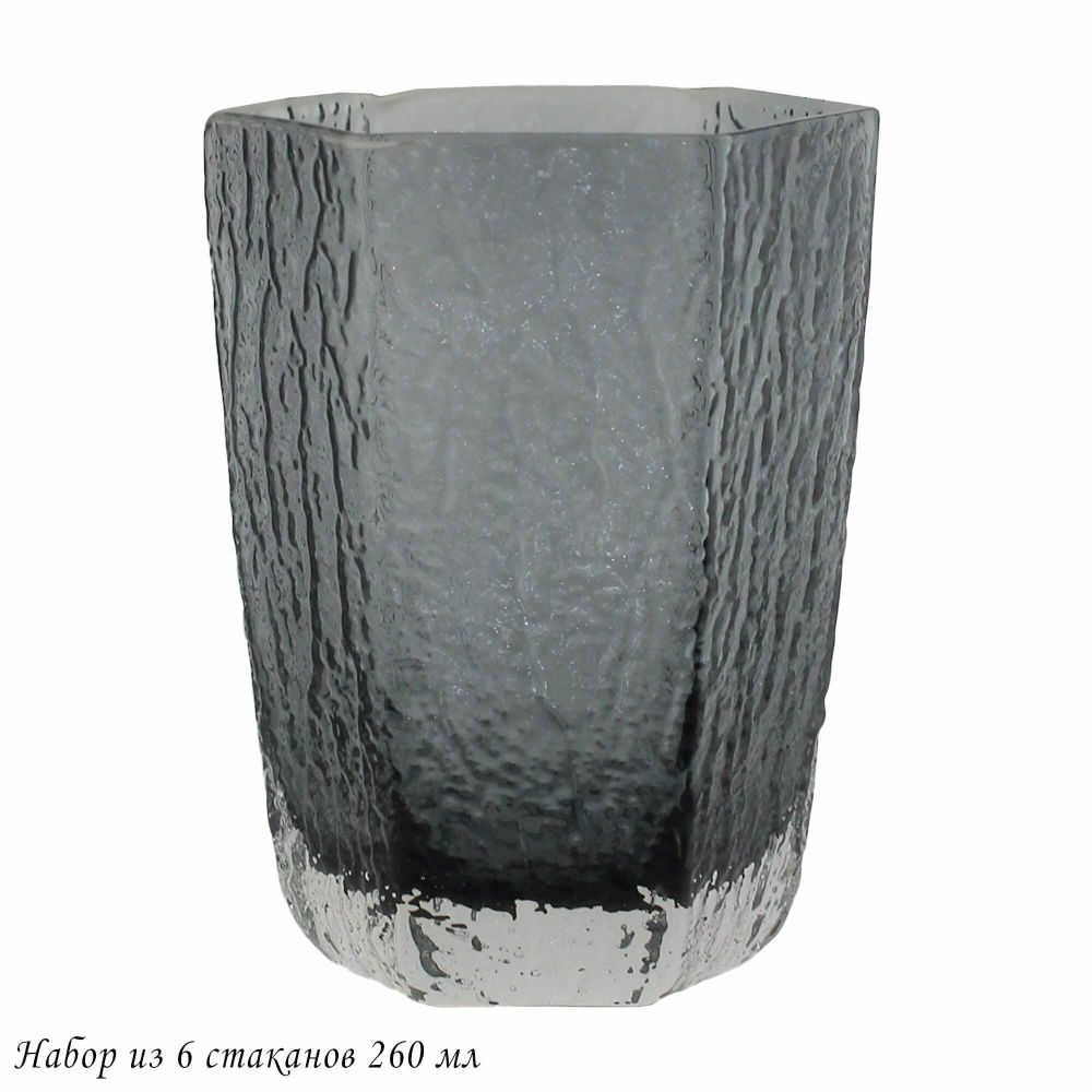 Lenardi 583-020 Набор из 6 стаканов 260 мл в под.уп.(х4)Стекло