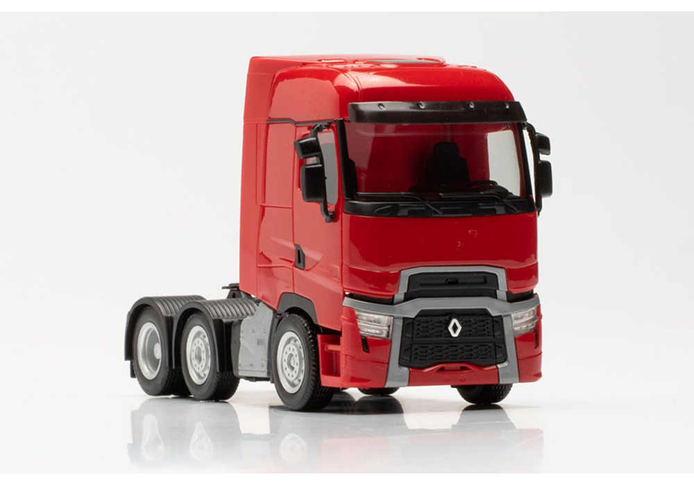 Тягач RENAULT T FACELIFT 6×2, красный