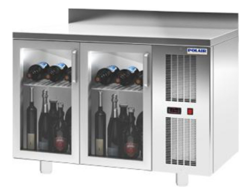 Холодильные столы со стеклянными дверьми Polair TD2GN-GC