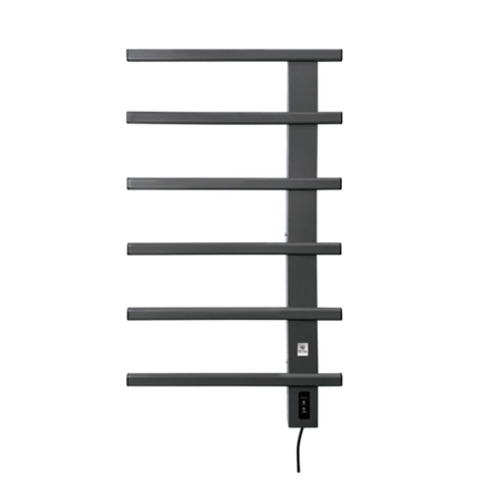 RTD-E5090-6E-U-03 Полотенцесушитель электрический Е-обр., 6 пер., 500х900, графит ROYAL CLIMA